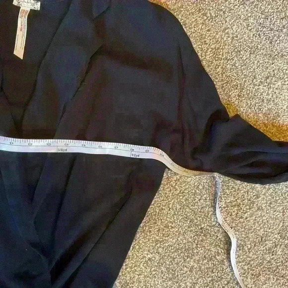 Free People Intimately Elsa black bodysuit with lace bottom. Size XS - Picture 5 of 8